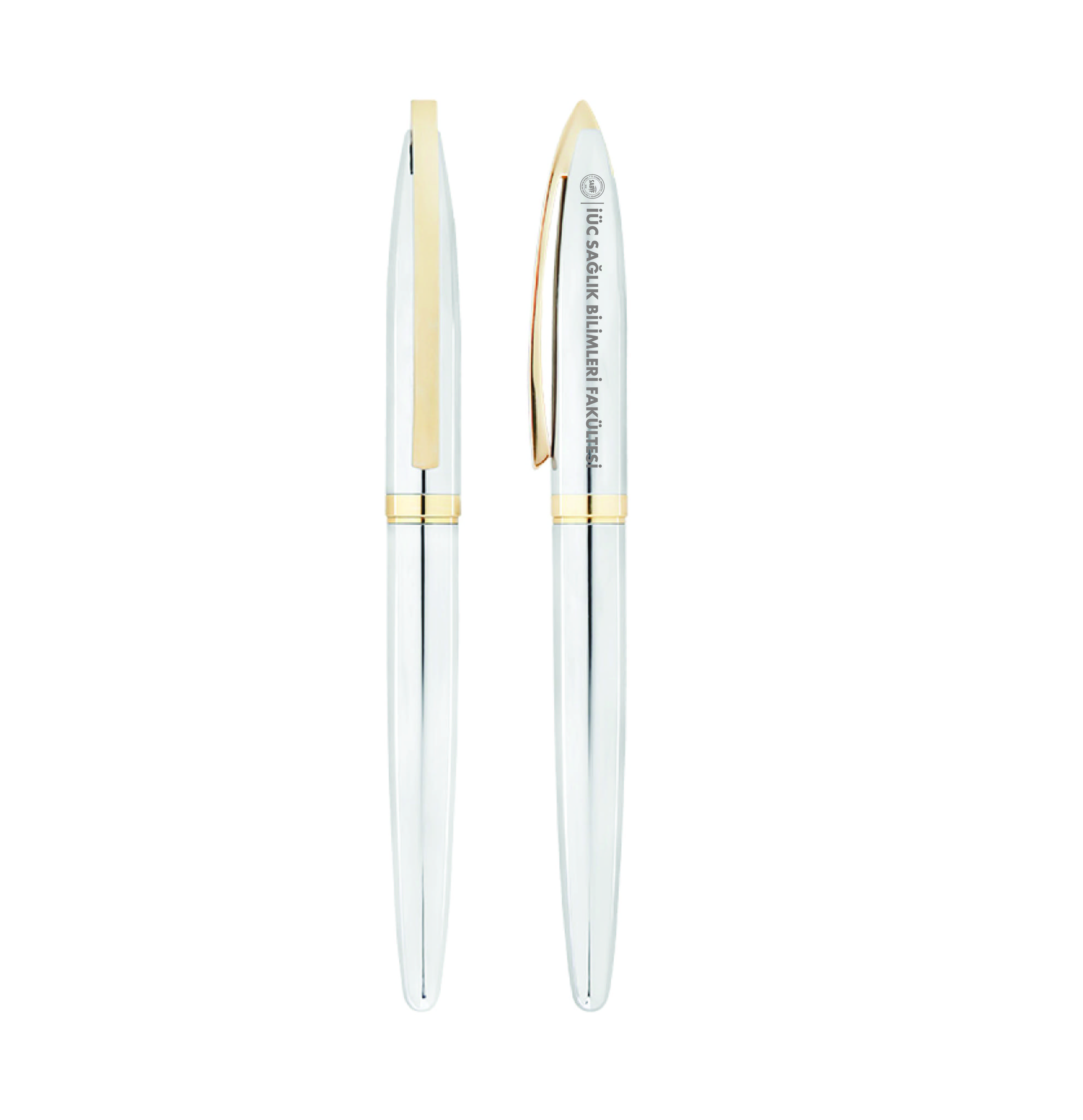 İÜC Saglik Bilimleri Fakültesi Metal Tükenmez Kalem Model 2