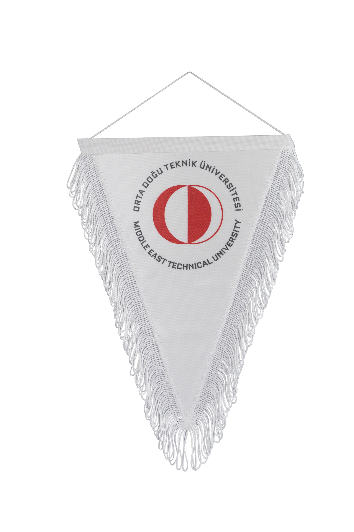 Üçgen Bayrak (Beyaz)